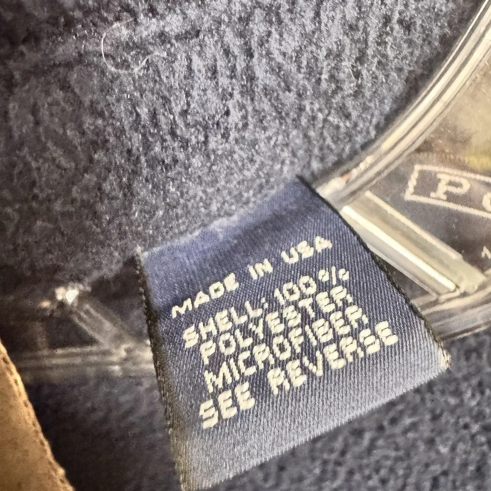 Vtg Polo Ralph Lauren Harrington Jacket Men XL Blue Fleece Classic‎ USA Made